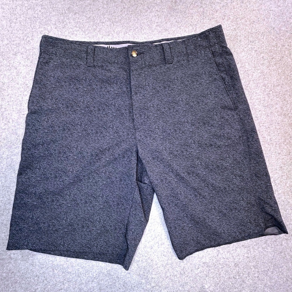 Callaway Golf Shorts Mens 36 Gray Stretch Performance Flat Front‎ Casual Golf
